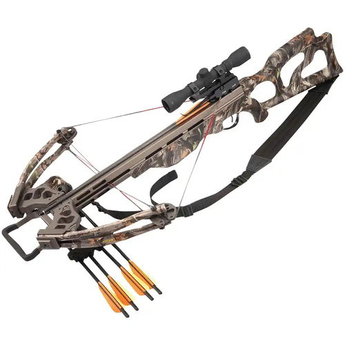 EK Archery Research Compound Crossbow-Set Titan, rifle scope, for sport shooters